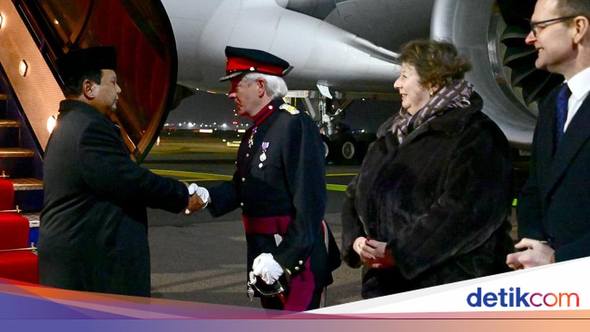 Prabowo Tiba di London, Bakal Bertemu PM Keir Starmer-Raja Charles III