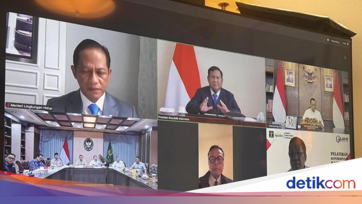 Dari London, Prabowo Pimpin Rapat Virtual Bahas Penertiban Hutan