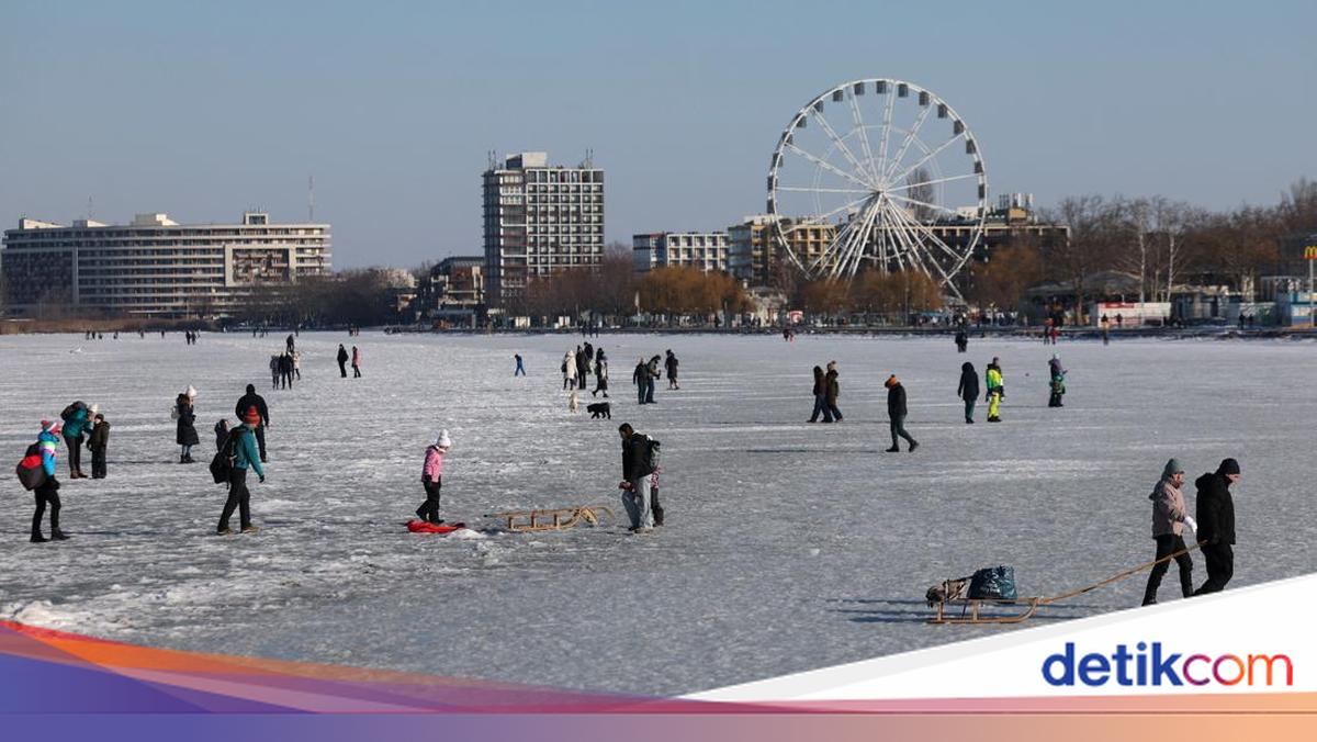 Danube Lake Frozen Again: Europe’s Largest Lake Returns to Ice