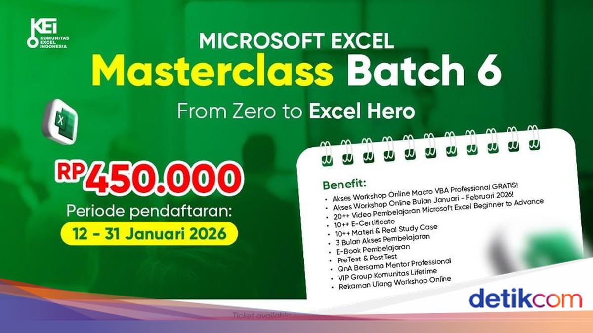 Solusi Praktis Kuasai Excel dari Dasar hingga Mahir di Workshop Excel ...