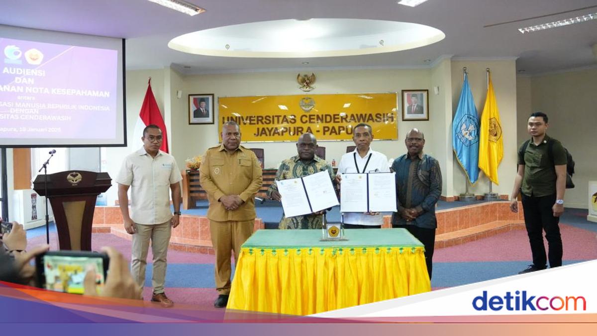 KemenHAM Gandeng UNCEN, Pigai Dorong Pendidikan HAM di Papua