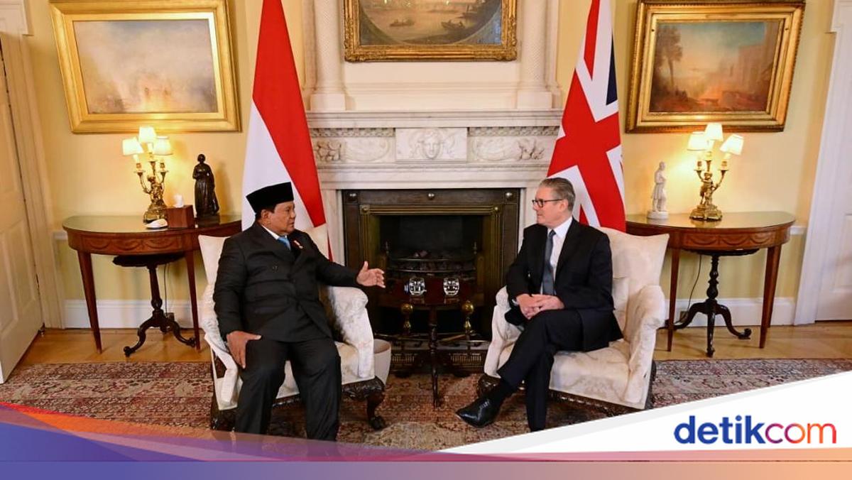 Prabowo Gelar Pertemuan 4 Mata dengan PM Inggris Keir Starmer di London