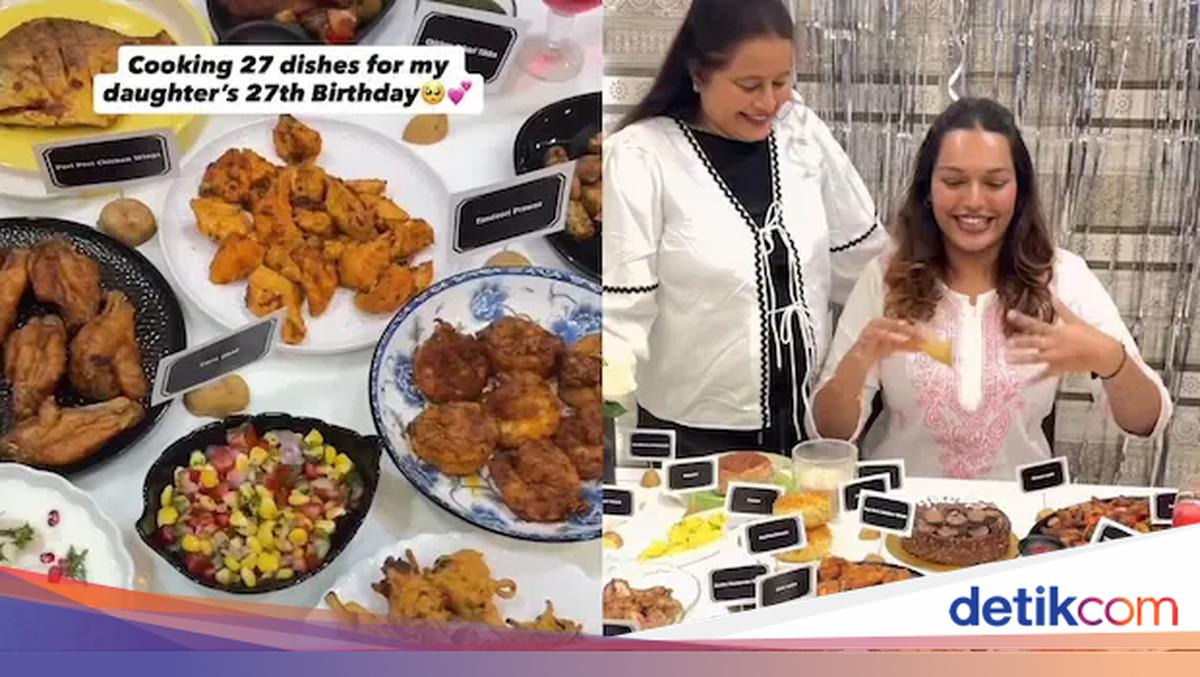 Spesial! Ultah ke-27 Wanita Ini Dihadiahi 27 Menu Enak Bikinan sang Ibu