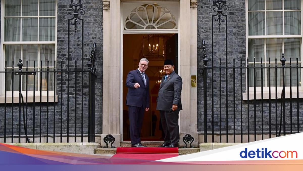 Saat Larry the Cat Sambut Prabowo di Downing Street London