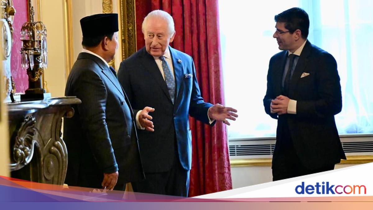 Prabowo Bertemu Raja Inggris Charles III di London, Bahas Konservasi Gajah