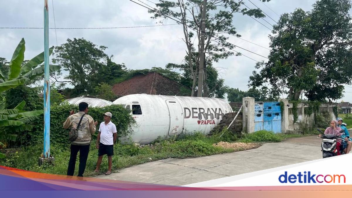 Geger Bangkai Pesawat Ditemukan di Halaman Rumah Kosong, Buat Apa?