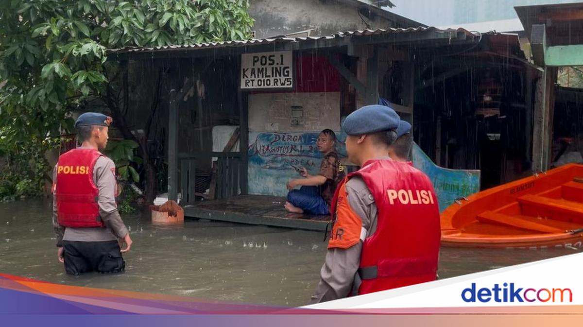 Banjir di Sejumlah Titik Jakarta, Brimob hingga Polair PMJ Dikerahkan