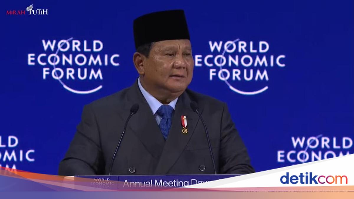 Prabowo Cerita Kemiskinan Ekstrem RI Turun di WEF: Kami Tidak Suka Pamer
