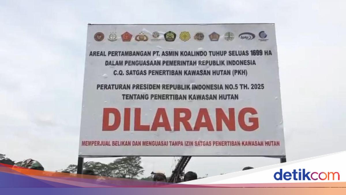Satgas PKH Kuasai Kembali 1.699 Hektare Lahan Tambang di Kalteng