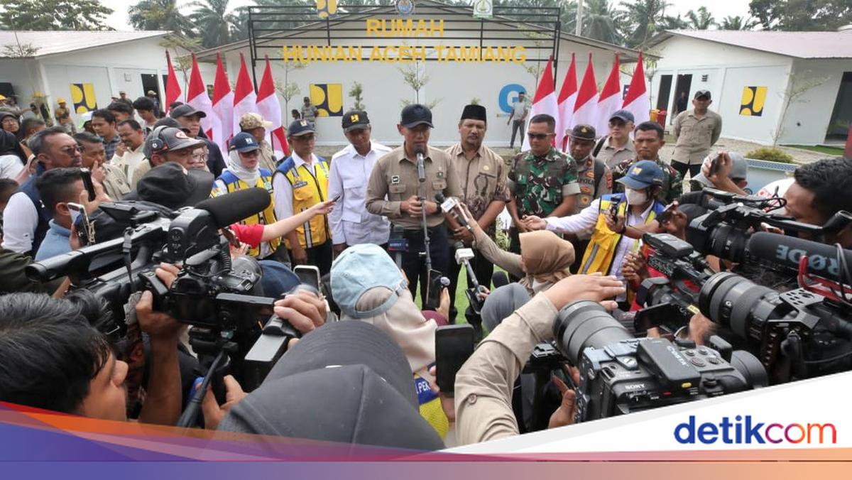 Resmikan Huntara di Aceh Tamiang, AHY Tegaskan Rumah Kebutuhan Dasar Warga