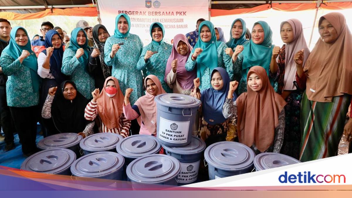 TP PKK Pusat Serahkan Bantuan ke 270 KK Terdampak Bencana di Aceh Timur