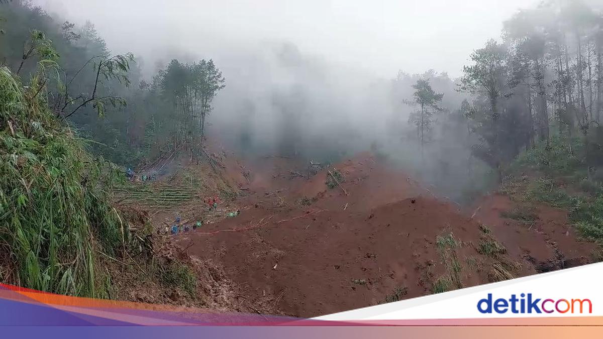 Bapak dan Anak di Pemalang Tertimbun Longsor Saat Bertani