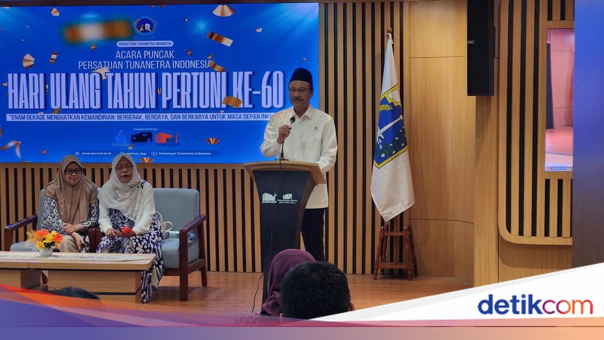 Mensos Harap Tak Ada Stigma ke Penyandang Disabilitas di HUT Pertuni ke-60