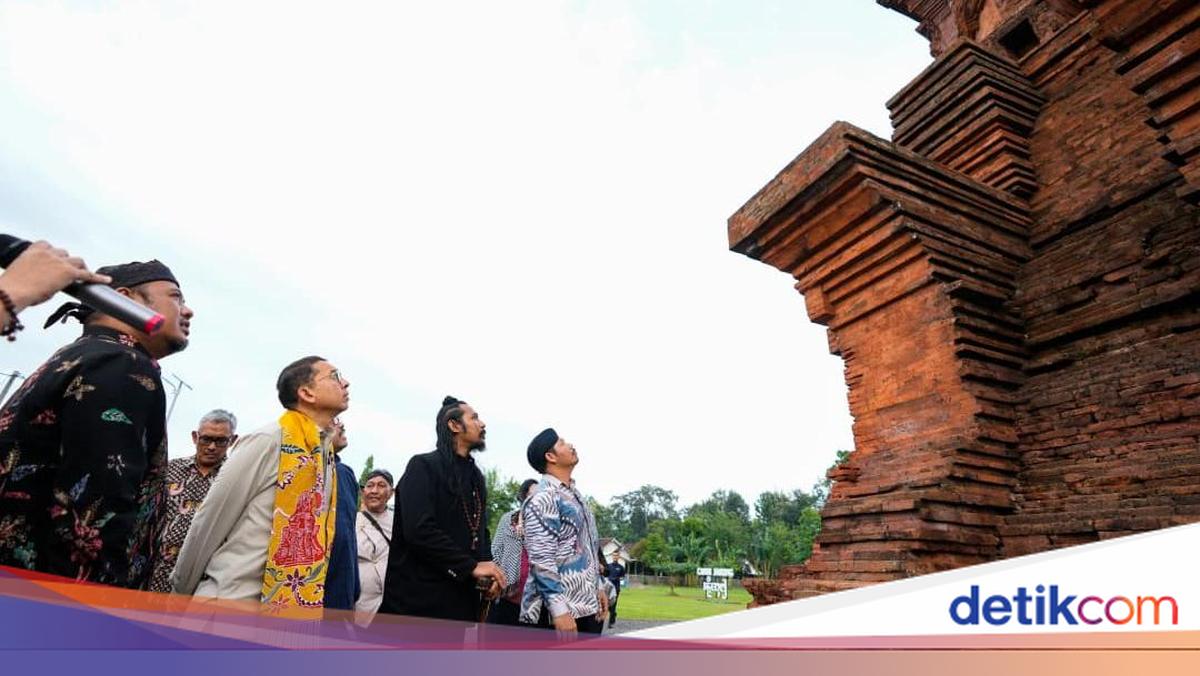 Menbud Tinjau Candi Jabung, Dorong Pelestarian Budaya Berkelanjutan