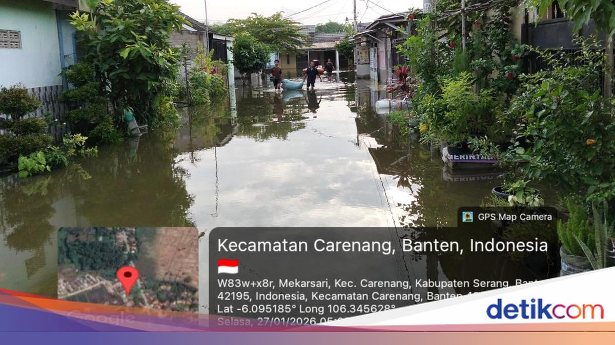 BPBD Kabupaten Serang: Banjir di Carenang dan Binuang Capai 1,2 Meter