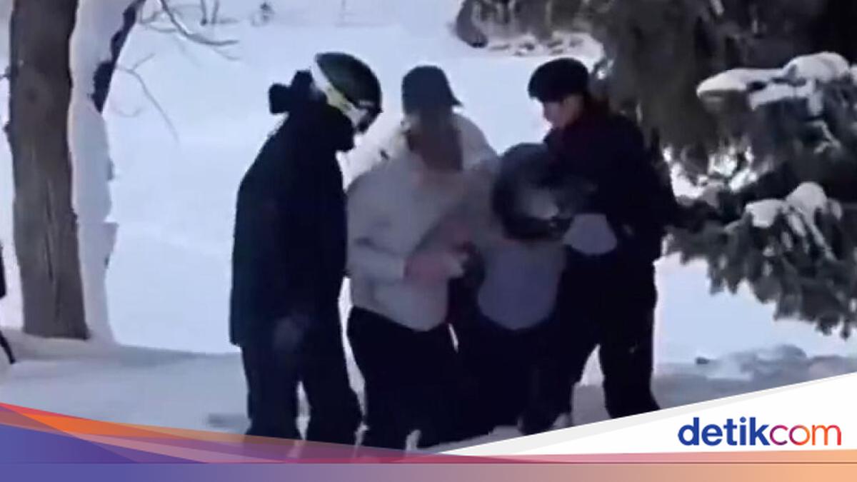 Nekat Selfie, Turis Digigit Macan Tutul Salju di China, Videonya Ngeri