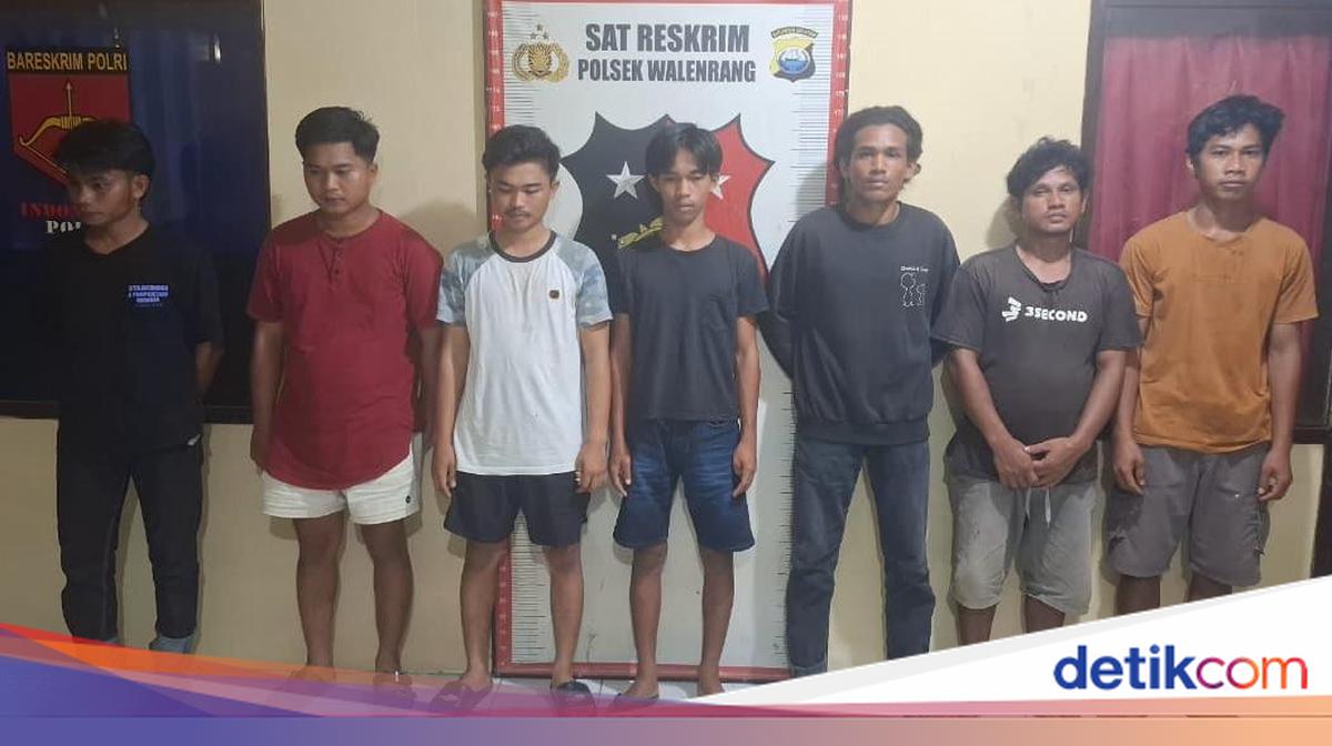 Tampang 7 Pemuda yang Lempar Batu-Air Panas ke Mobil Berisi Ibu-2 Anak di Luwu