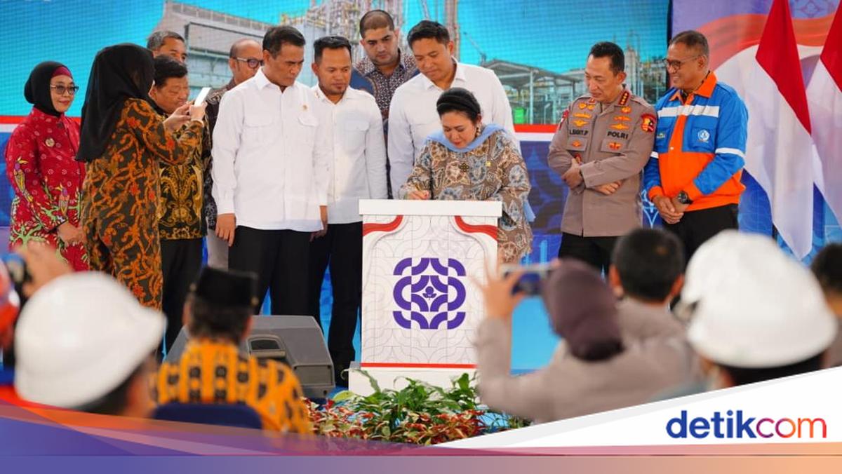 Resmikan Revamping Pabrik Pupuk Kaltim, Titiek Soeharto Doakan Petani Makin Sejahtera