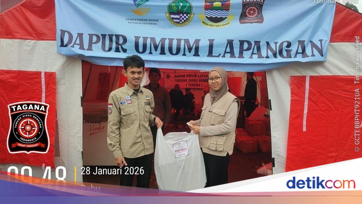 Kemensos Suplai Logistik-Buka Posko Kesehatan Korban Longsor Cisarua