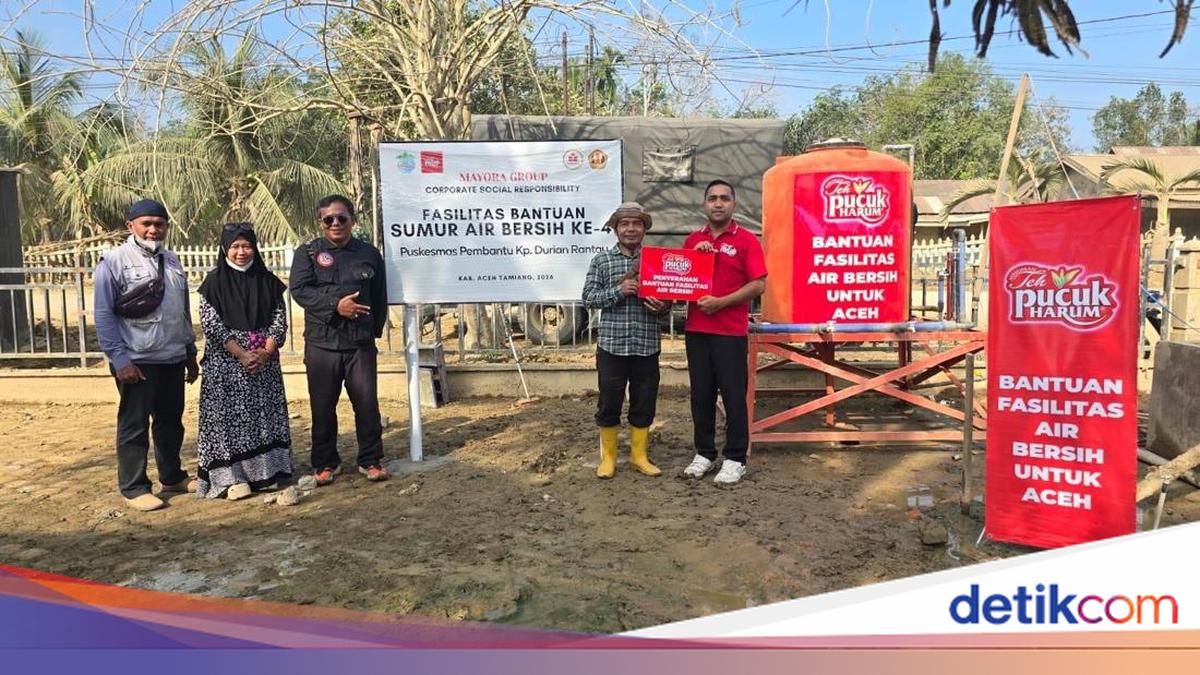 Mayora Group Bangun Fasilitas Air Bersih Pascabencana Aceh
