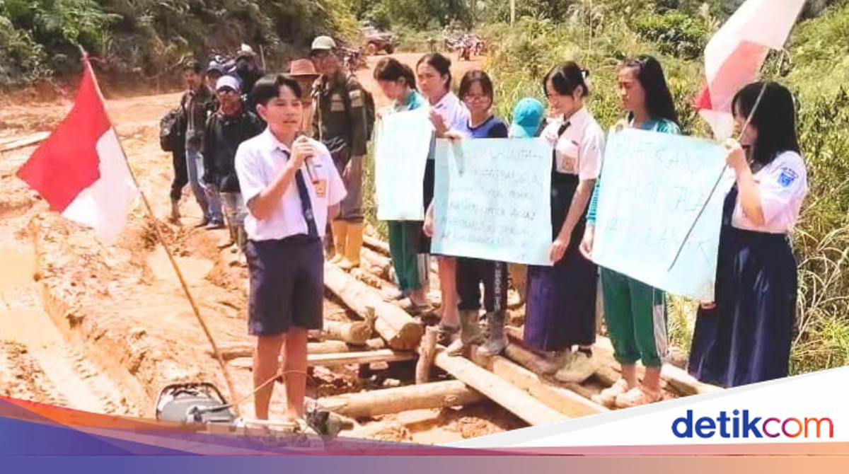 Siswa di Kaltara Protes Jalan Rusak: Kami Butuh Perbaikan, Bukan MBG