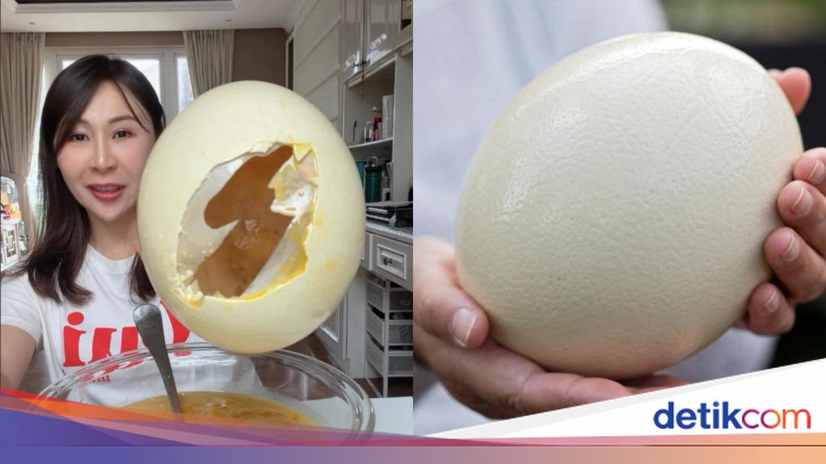 Ukurannya Jumbo, Ini Fakta Telur Unta yang Viral Dicicipi Food Vlogger
