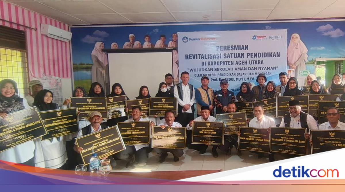 114 Sekolah Rusak Terdampak Bencana di Aceh Segera Direvitalisasi