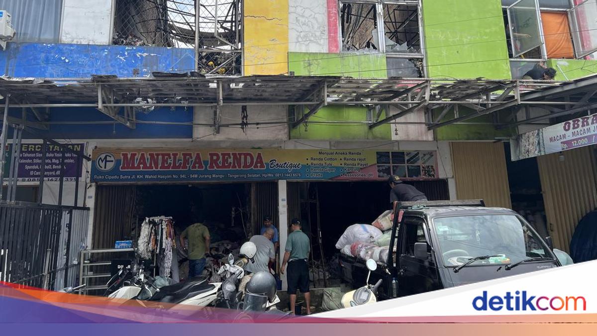 Korban Kebakaran Cipadu Tangsel Selamatkan Dagangan untuk Dijual Lagi