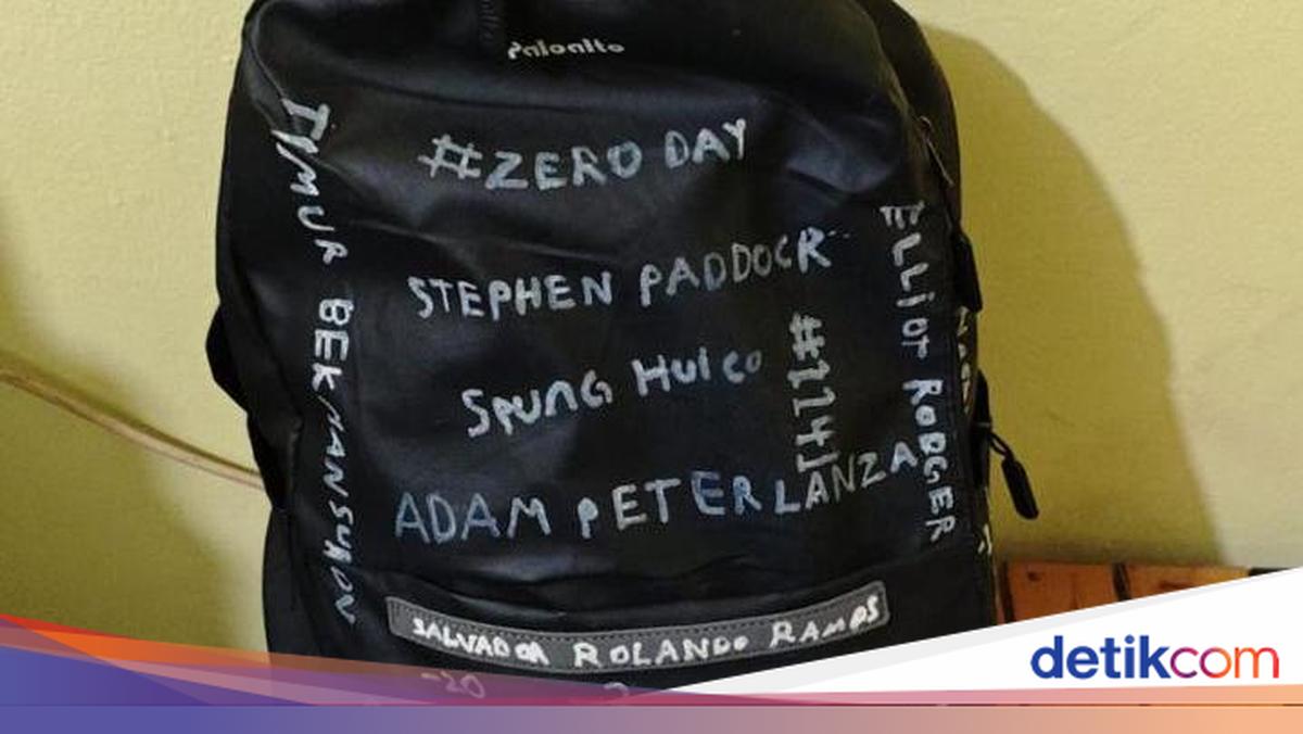 Tas Siswa SMP Pelempar Molotov Dipenuhi Nama Pelaku Penembakan di Luar Negeri