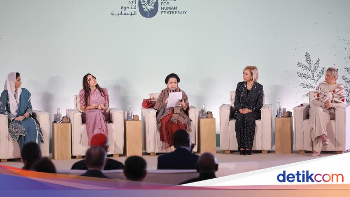 Momen Menarik Interaksi Megawati dan Para Tokoh di Majelis Zayed Award