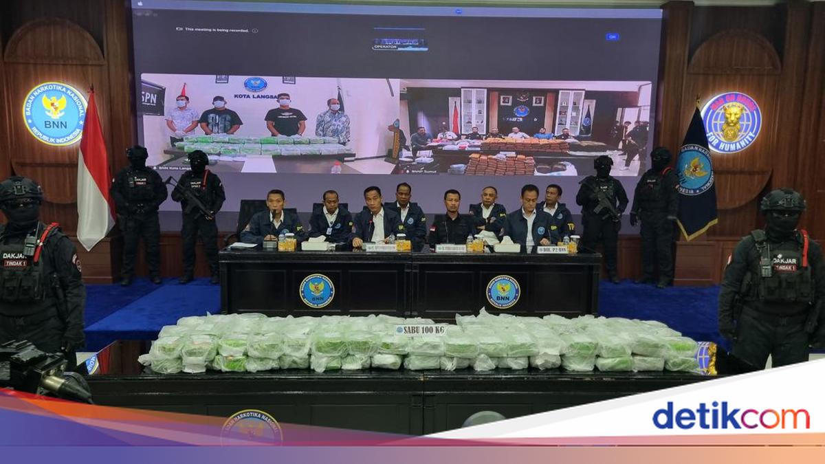 BNN Buru Otak Pengedar 160 Kg Sabu di Aceh Jaringan Golden Triangle