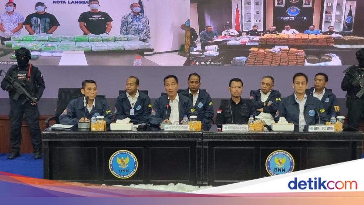 Ungkap Peredaran 200 Kg Ganja di Sumut, BNN Selamatkan 600 Ribu Jiwa