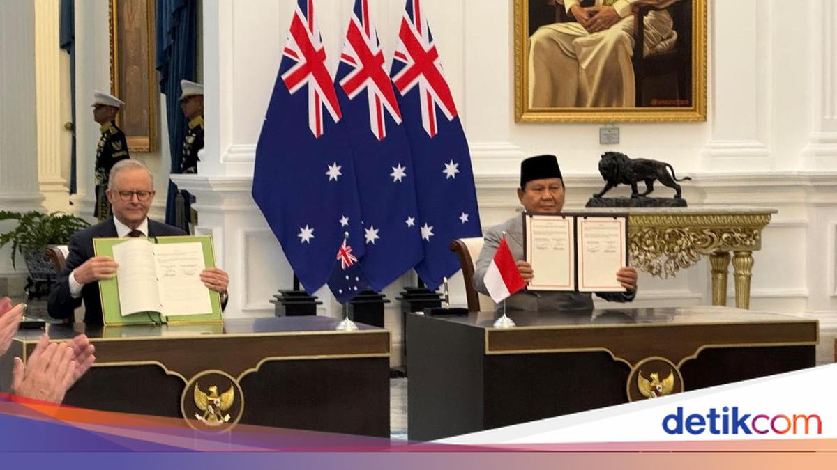 Prabowo dan PM Albanese Teken Traktat Keamanan Bersama RI-Australia