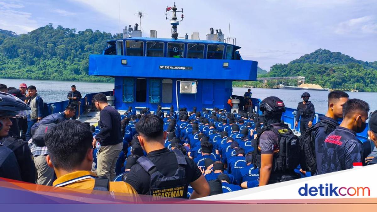 214 Napi High Risk Dipindahkan dari Jakarta dan Jateng ke Nusakambangan
