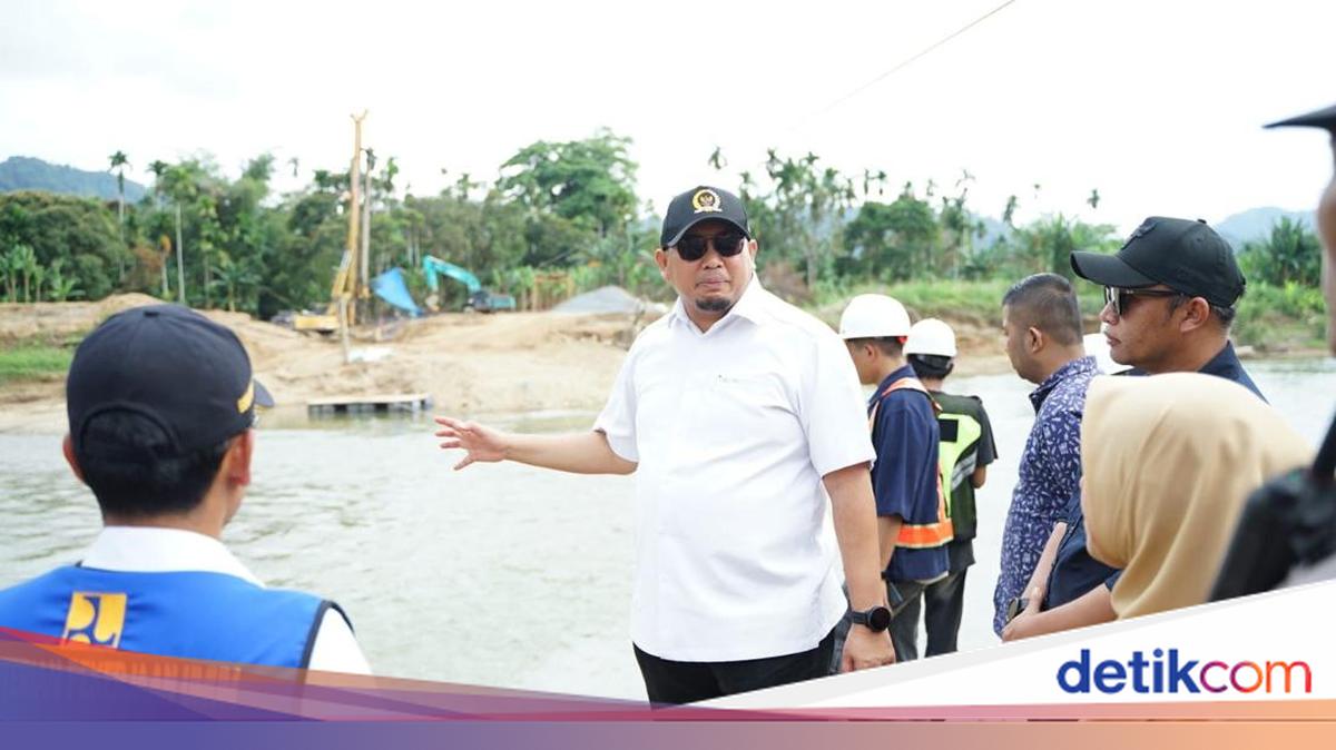 Andre Rosiade Cek Proyek Jembatan Duku-Subarang: Ini Amanah Prabowo