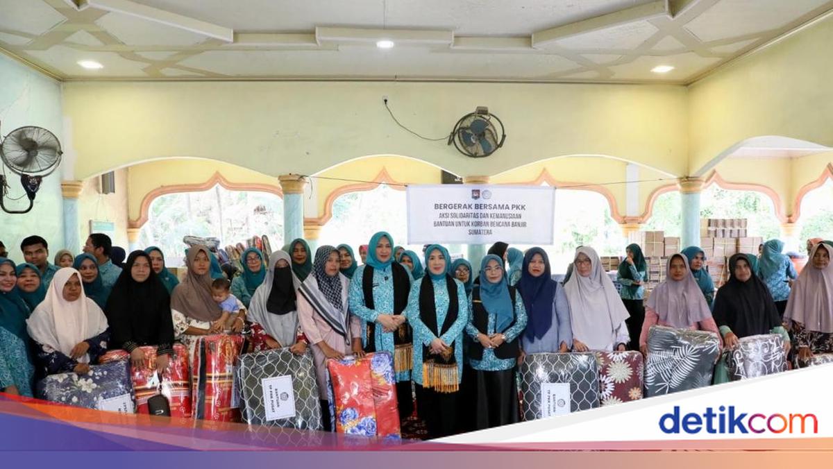 Bantuan TP PKK Pusat Diberikan bagi Korban Banjir Bandang di Bireuen