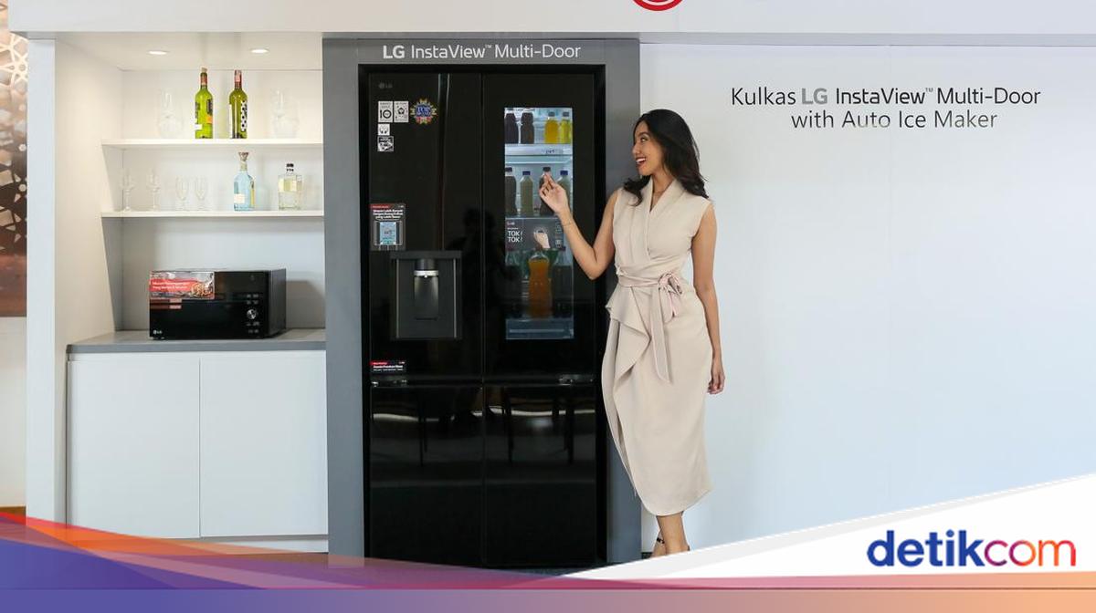 Kulkas Sultan LG InstaView Resmi Hadir, Es Batu Otomatis Tanpa Ribet