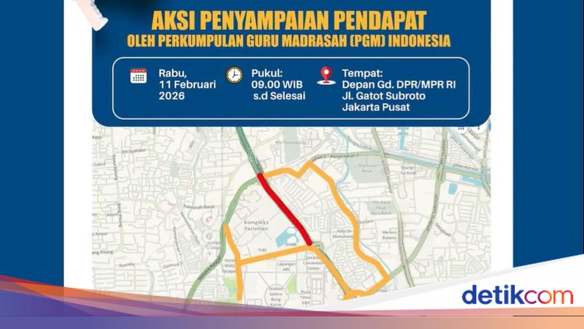 Demo Guru Madrasah di Depan DPR, Polisi Siapkan Rekayasa Lalu Lintas