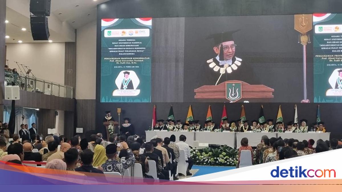 Fadli Zon Raih Gelar Profesor Kehormatan, Dorong RI Jadi Pusat Peradaban Dunia