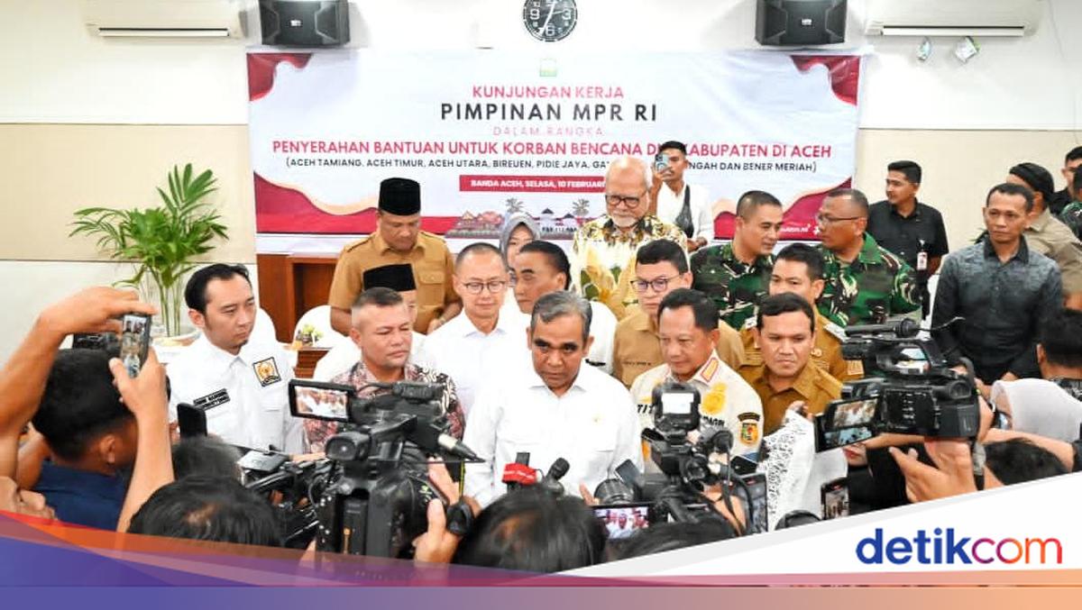 Pimpinan MPR RI Tegaskan Negara Hadir untuk Pemulihan Aceh Pascabencana