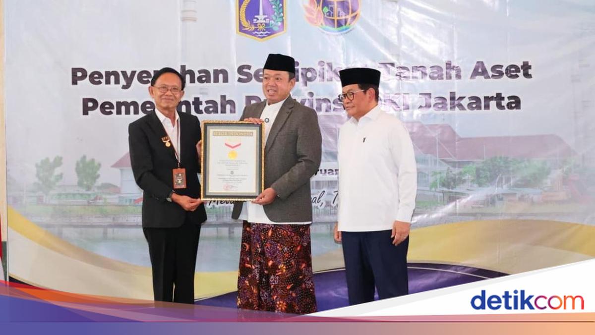 ATR/BPN Serahkan 3.922 Sertipikat Aset Pemprov DKI, Nilai Capai Rp 102 T