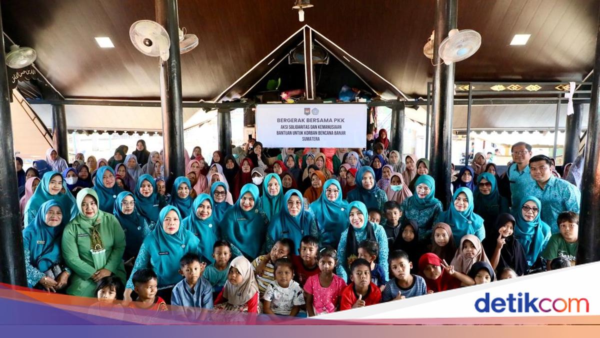 TP PKK Pusat Salurkan Bantuan untuk Korban Banjir di Kabupaten Pidie Jaya