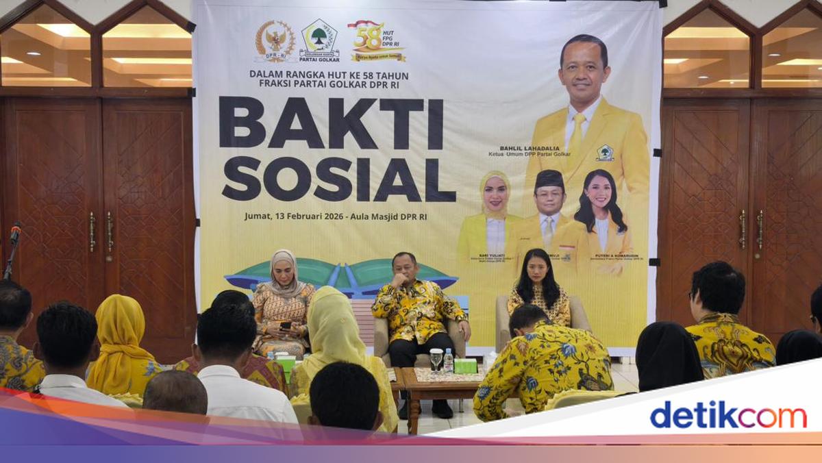 HUT Fraksi, Sarmuji Targetkan Suara Golkar Naik 20% di 2029