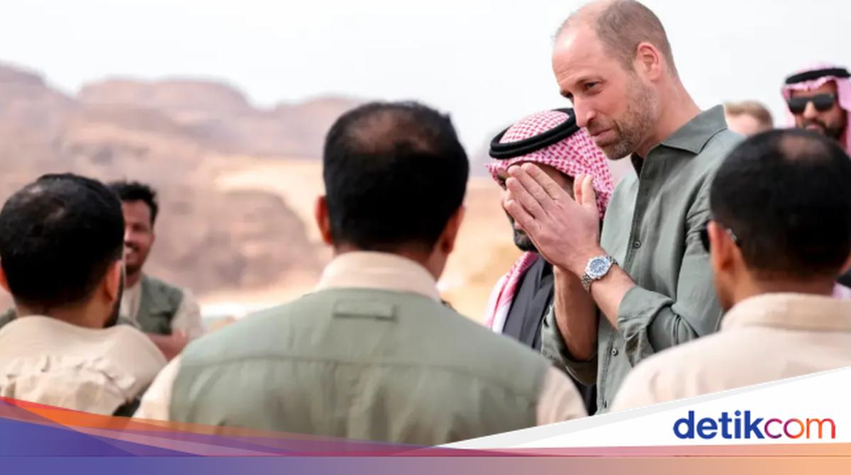 Potret Pangeram William Kunjungi Arab Saudi, Singgah di Al Ula