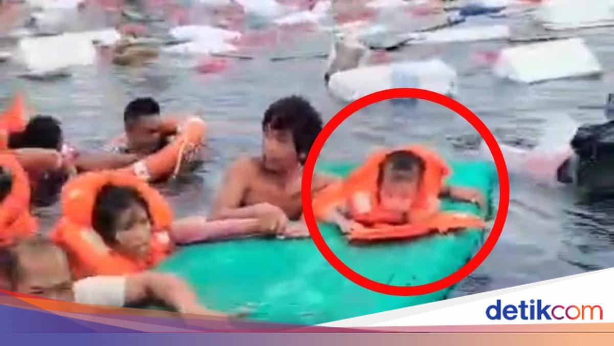 KM Cahaya Intan Selebes Tenggelam di Perairan Bombana, Balita Selamat Terombang-ambing