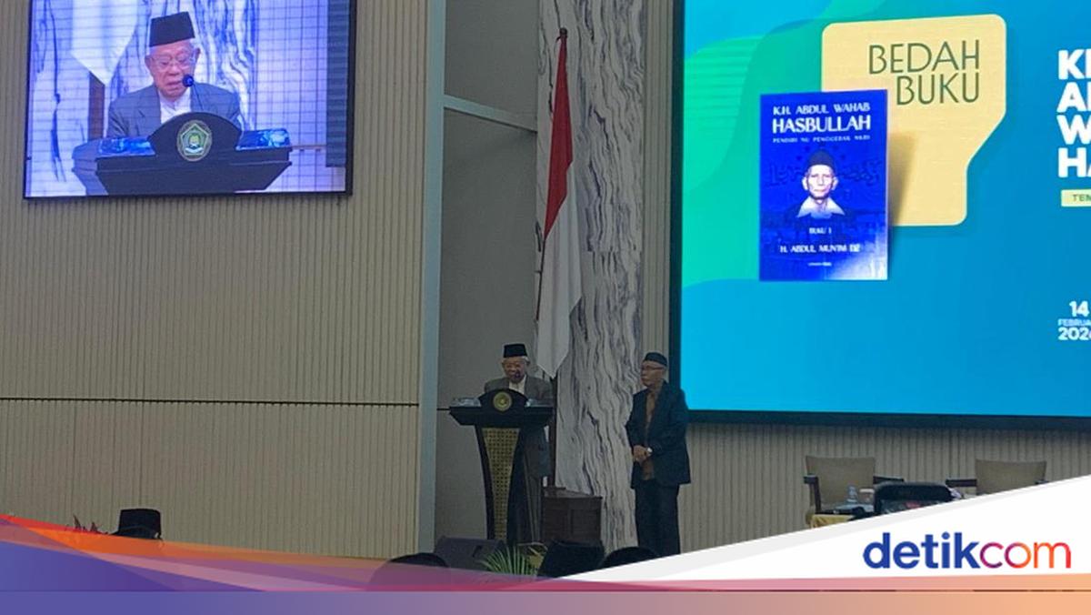 Ma'ruf Amin Puji Sosok Kiai Wahab: Ulama Tapi Punya Visi Kebangsaan