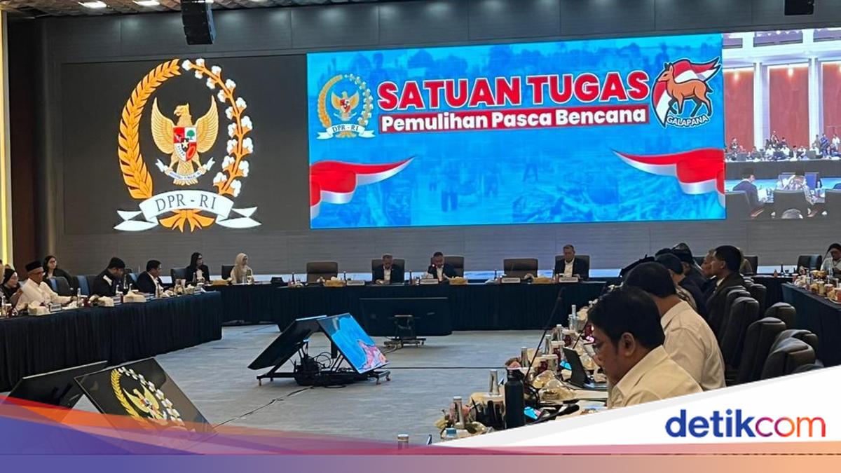 DPR Rapat Bareng Pemerintah Bahas Pemulihan Pascabencana Sumatera