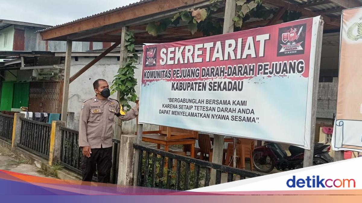 Mengenal Ipda Subhan, Sosok di Balik Komunitas Pejuang Darah di Sekadau