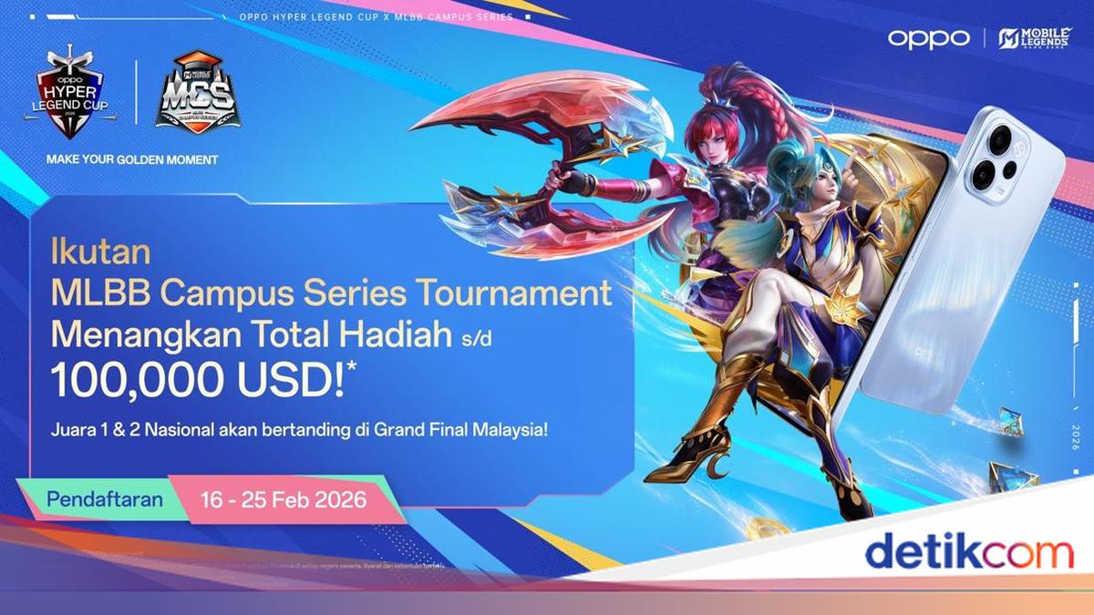 OPPO Hyper Legend Cup x MLBB Campus Series Dibuka, Total Hadiah US$ 100.000