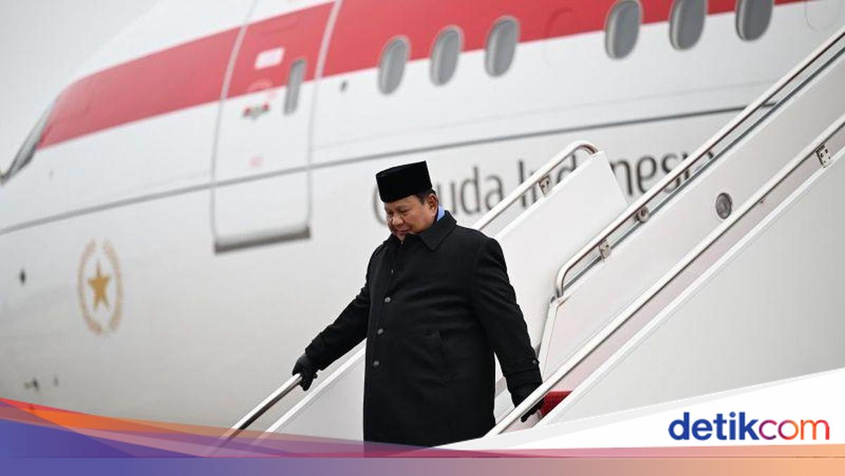 Prabowo Tiba di Washington DC, Akan Hadiri Rapat Perdana Board of Peace